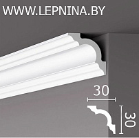 nmc decoplintus профиль ma экструд. 30х30мм белый 115шт/кор